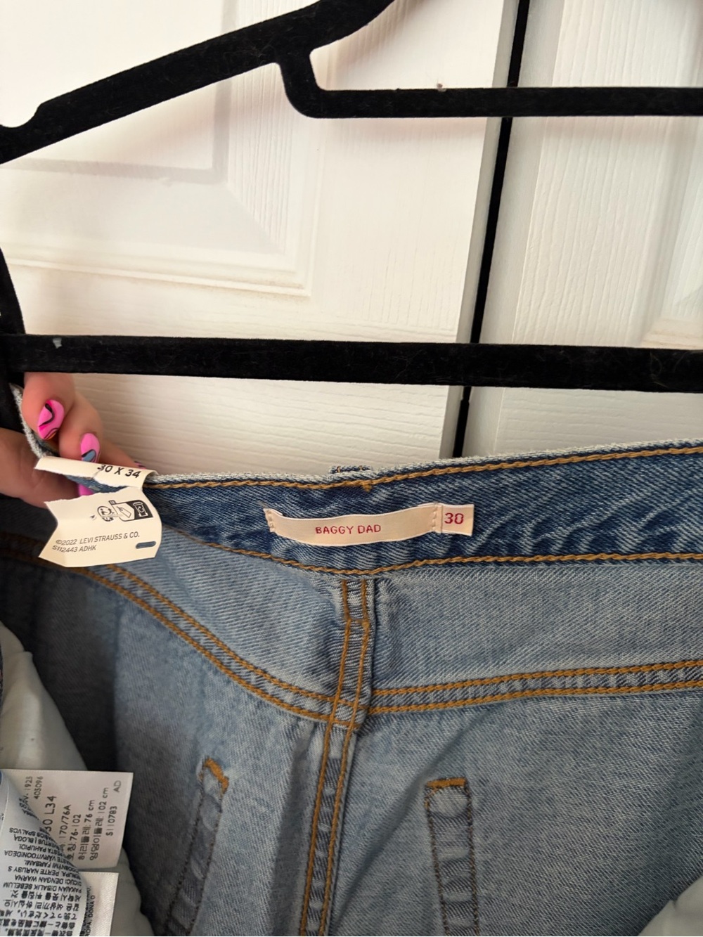 Levi's Light Blue Boyfriend Jeans - Picture 4 of 7